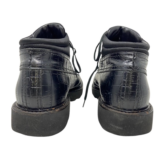 Emporio Armani Leather Boots Sz 8 - Picture 3 of 11